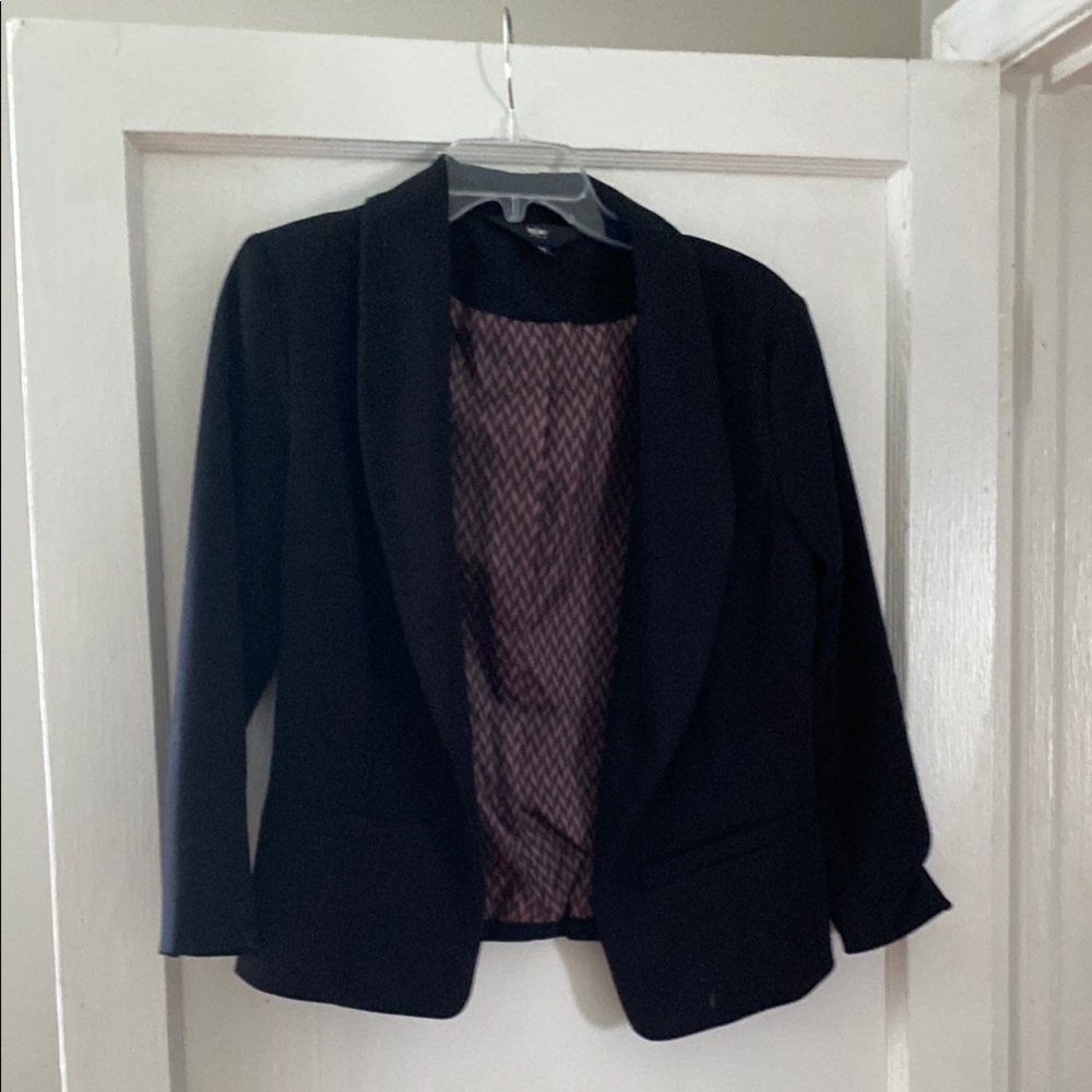 Wesc Black Blazer Tailored Suit Jacket